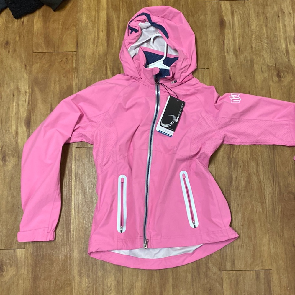 Pink windbreaker